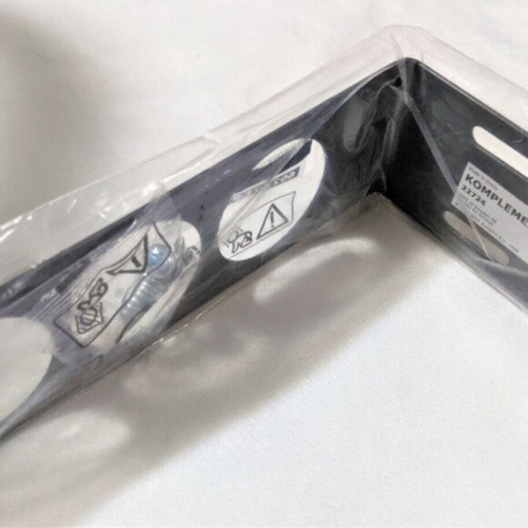 KOMPLEMENT Valet Metal Steel Hanger Dark Grey  6 3/4" x 2" - Picture 4 of 4